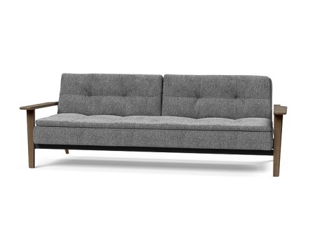 Καναπές-Κρεβάτι Με Μπρατσα Dublexo Frej Smoked Δρυς 232 *99*82εκ. ( 563)